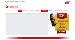 Desktop Screenshot of firstunionja.com